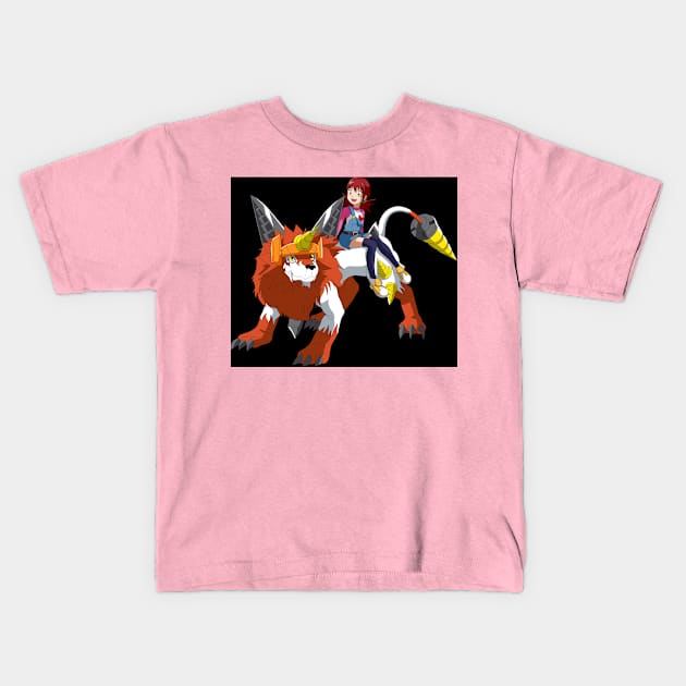 Akari & Dorulumon Kids T-Shirt by MaJoShoujo